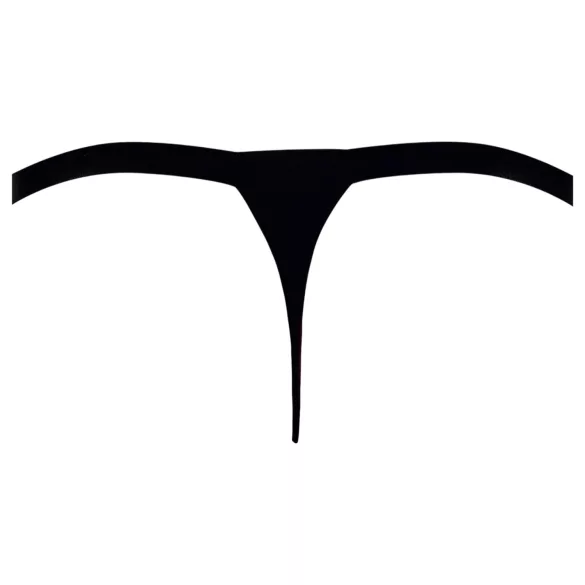 Svenjoyment - moške tangice - okrašene s kristalčki - črne - L