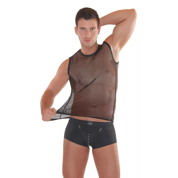 Pirat - moške boksarice - črne - XXL