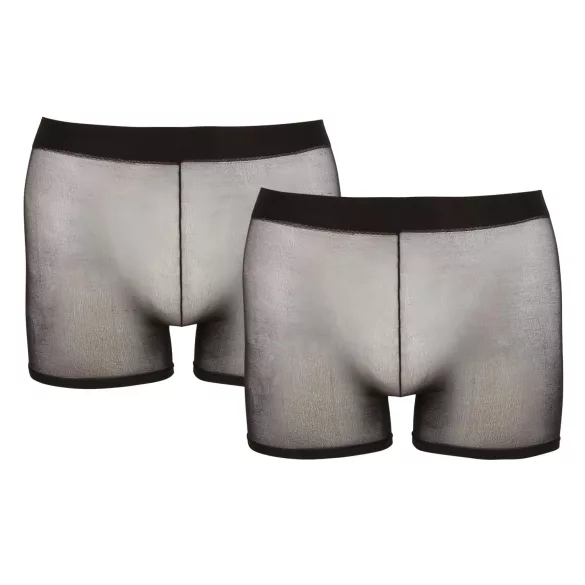 Svenjoyment - prozorne boksarice set - črna - 2-delni - S-L