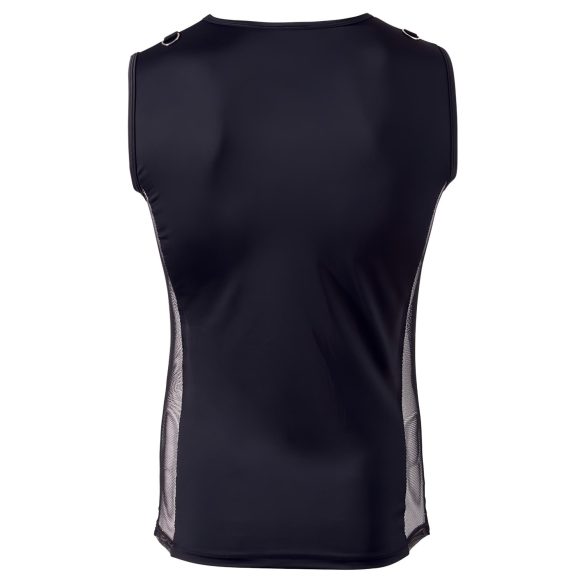 Svenjoyment - moška majica s čipkami - črna - XL