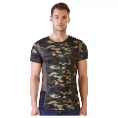   NEK - moška majica s kamuflažnim vzorcem (zelena-rjava) - 2XL