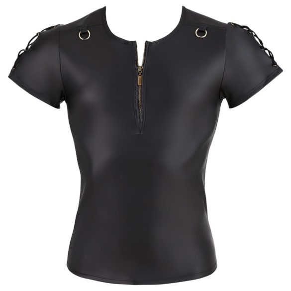 NEK - mat črna moška majica s kratkimi rokavi