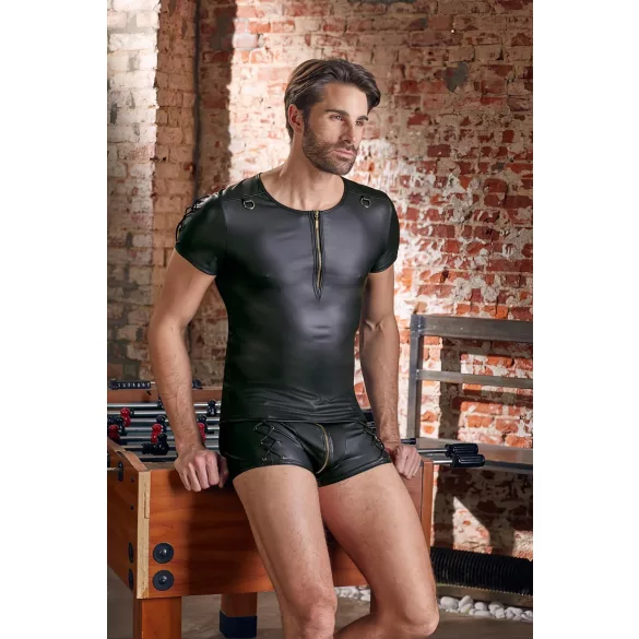 NEK - mat črna moška majica s kratkimi rokavi - 2XL