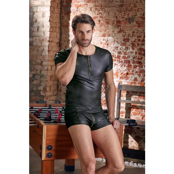 NEK - mat črna moška majica s kratkimi rokavi - 2XL