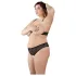 Cottelli Plus Size - komplet perilo z biseri - črna - XL