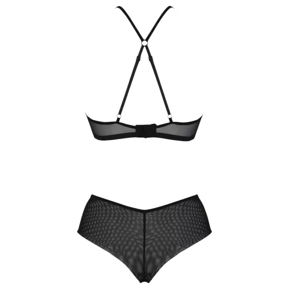 Passion Eco Kerria - čipke bikini komplet (črna) - L/XL