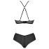 Passion Eco Kerria - čipke bikini komplet (črna) - L/XL