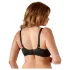Cottelli Plus Size - dvigovalec prsi - črna - večja velikost - 90D