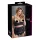 Cottelli Plus Size - odprti nedrček s trakovi in obročki - črna - 90D