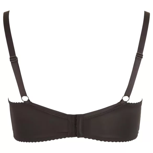 Cottelli Plus Size - podložen modrc z oporo - črna - 95F