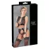 Cottelli Bondage - čipkasti erotični komplet spodnjega perila - 4-delni set - M