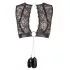 Cottelli Bondage - čipkasti erotični komplet spodnjega perila - 4-delni set - M
