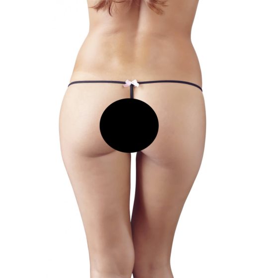 Cottelli - Črni komplet ženskega spodnjega perila (3 kosi) - XL