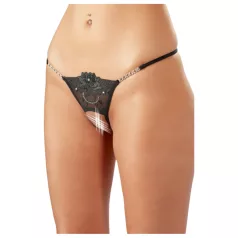 Cottelli - bleščeči cvet - odprti tanga - M/L