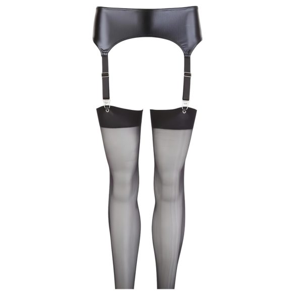 NO:XQSE - Komplet s podvezicami - sijoč videz - M