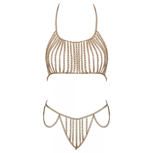 Cottelli - verižni okras za telo - zlata barva