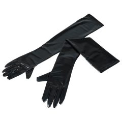 Cottelli - Dolge svetleče rokavice (črne)