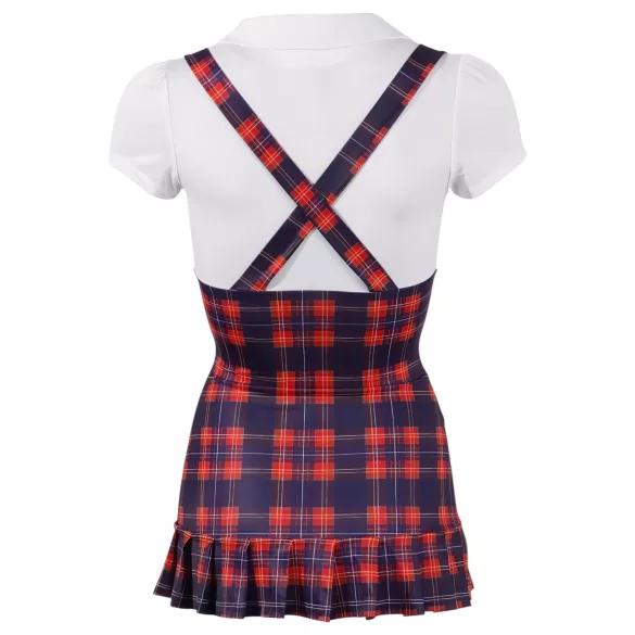 Cottelli - kostum za šolarko - karo vzorec - XL