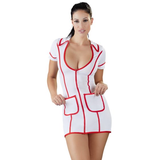 Cottelli Nurse - Kostumska obleka medicinske sestre (bela) - M