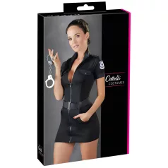 Cottelli Police - kostum policistke - črna obleka - M