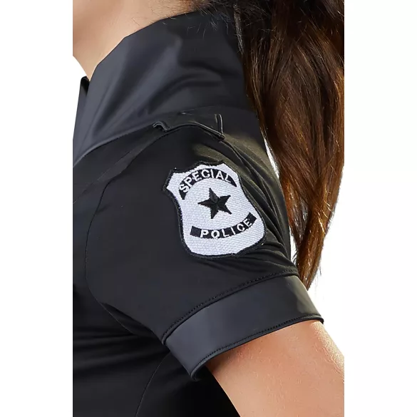 Cottelli Police - kostum policistke - črna obleka - M