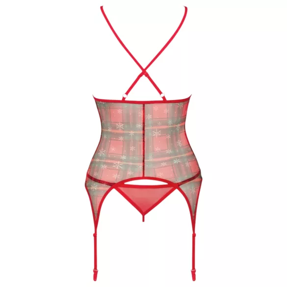 Obsessive Jollymore - božični komplet spodnjega perila - XL/XXL