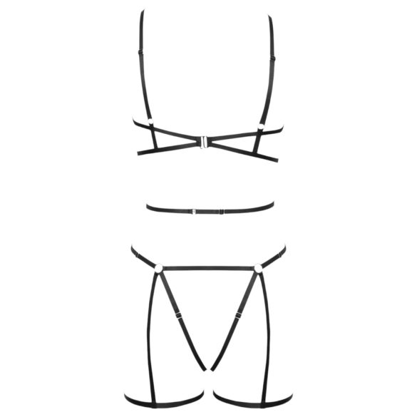 Cottelli - okrasni body pasovi in tangice (črna) - (S-L)