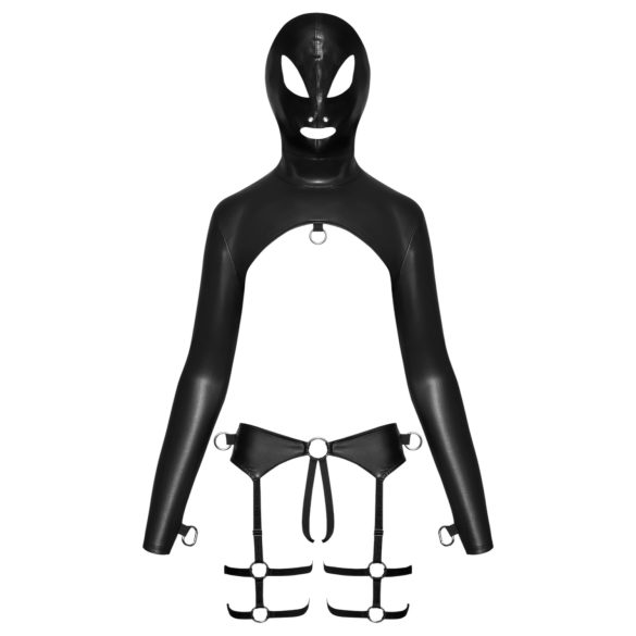 Bad Kitty - bdsm komplet perilo - črna