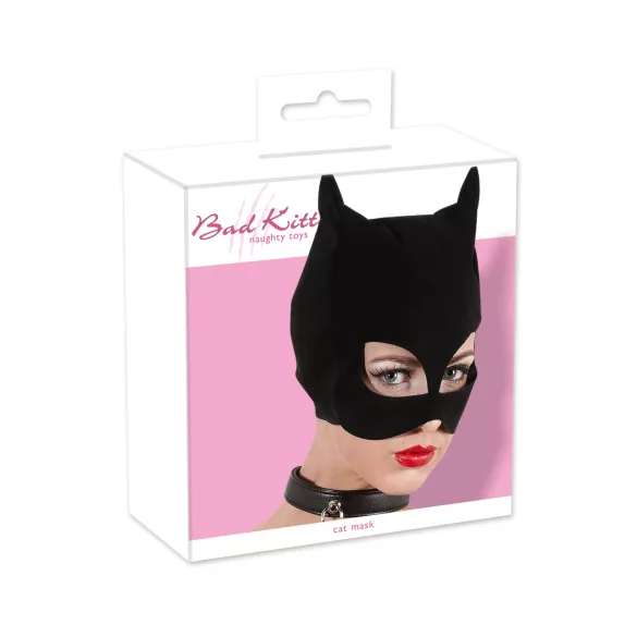 Bad Kitty - mačja maska - črna