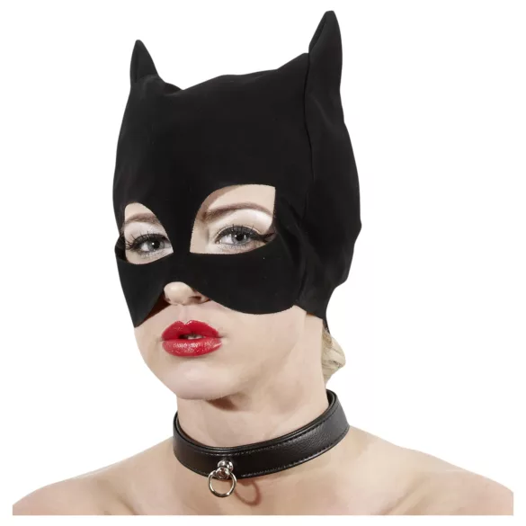 Bad Kitty - mačja maska - črna