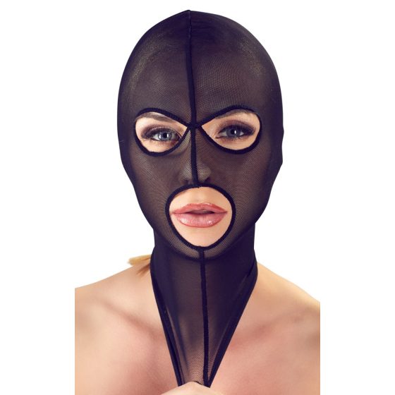 Bad Kitty - mrežasta maska za glavo (črna)