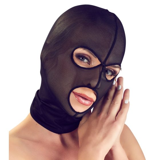 Bad Kitty - mrežasta maska za glavo (črna)