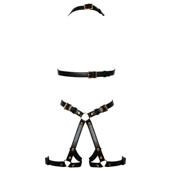 Bad Kitty - odprti body - črna