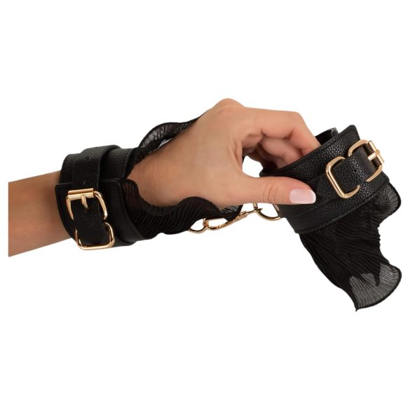 Bad Kitty - nagajivi set za vezanje (4-delni) - črna