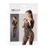 NO:XQSE - mrežasti catsuit - cvetlični vzorec - črna (S-L)