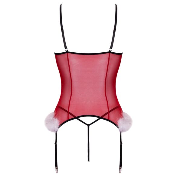 Cottelli - božični komplet spodnjega perila - rdeča