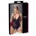Cottelli Plus Size - čipkast body - črna - večja velikost - XXXL