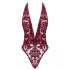 Noir Kink Royal - prosojno body - rdeča