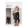 NO:XQSE - dolga prosojna catsuit obleka - črna - S-L