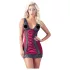 Cottelli - seksi obleka z vezalkami - rdeča