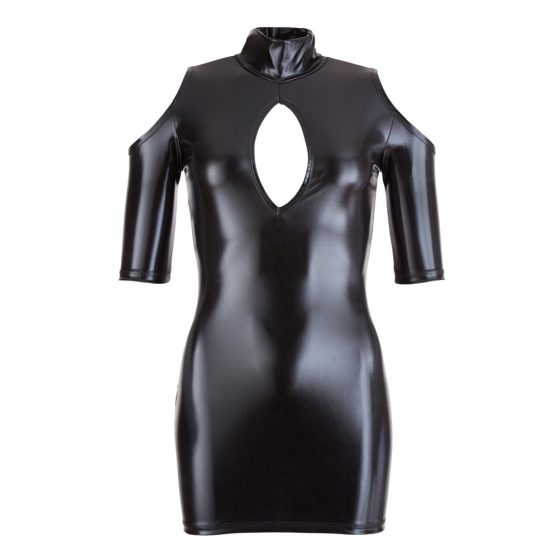 Cottelli - družabna obleka z izrezanimi rameni (črna)