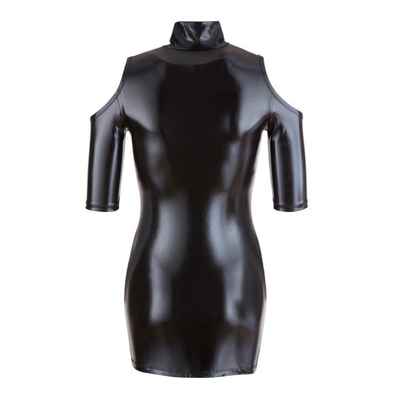 Cottelli - družabna obleka z izrezanimi rameni (črna) - M