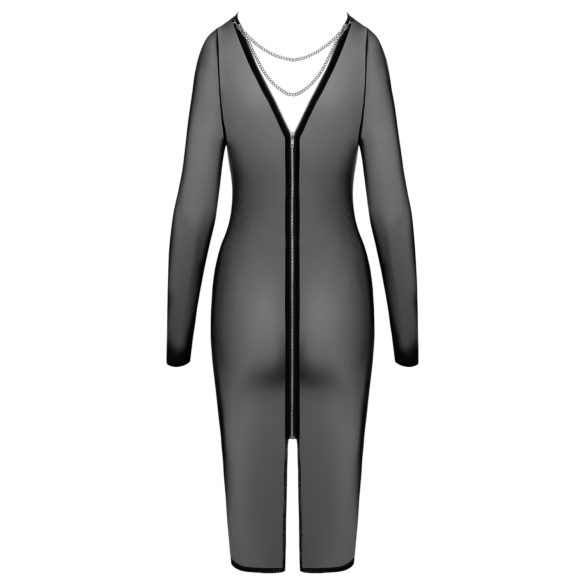 Cottelli Party - prosojna obleka z zadrgo - črna - M