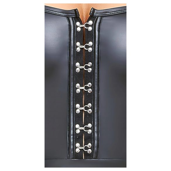 Cottelli - sijajna minik obleka s plisiranim krilom (črna) - L