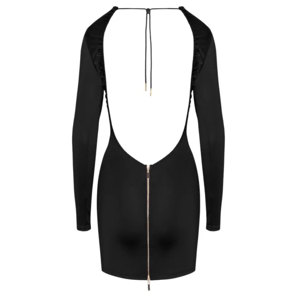 Cottelli - mini obleka z odprtim hrbtom - črna - M