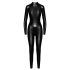 Noir - črna zadrga kombinezon