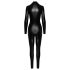 Noir - črna zadrga kombinezon