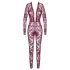 Noir Kink Royal - prosojen catsuit - rdeča