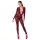 Noir Kink Royal - prosojen catsuit - rdeča - M