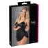Cottelli - babydoll spalna srajca - prosojna, volančki - črna - L